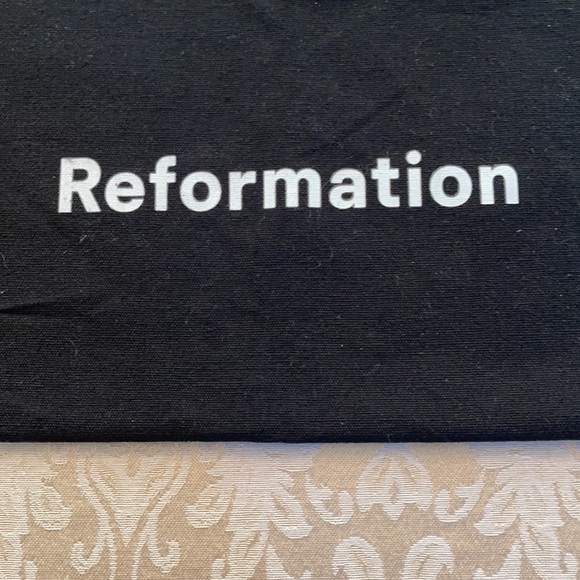 Reformation black canvas tote bag - Picture 2 of 4
